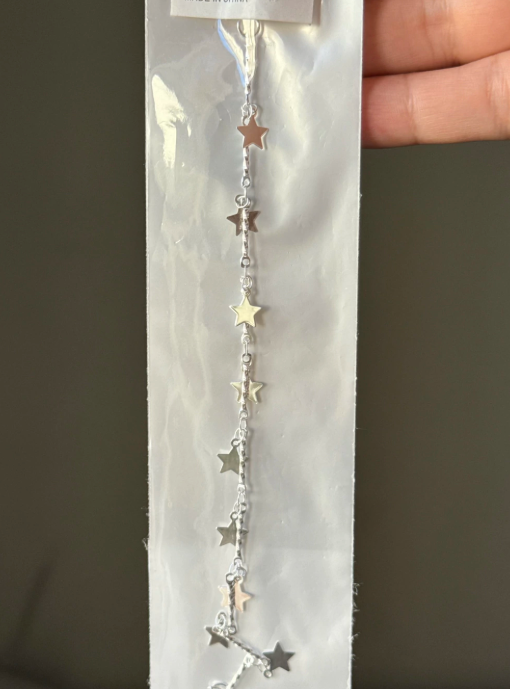 Producto - Pulsera estrella plateada