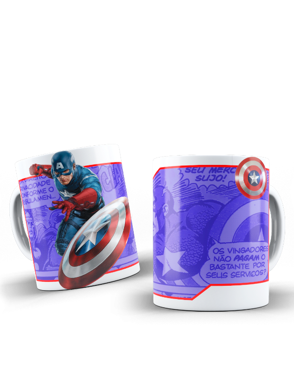 Producto - Taza Capitán América portugués