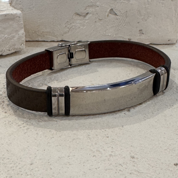 Producto - Pulsera cuero brown