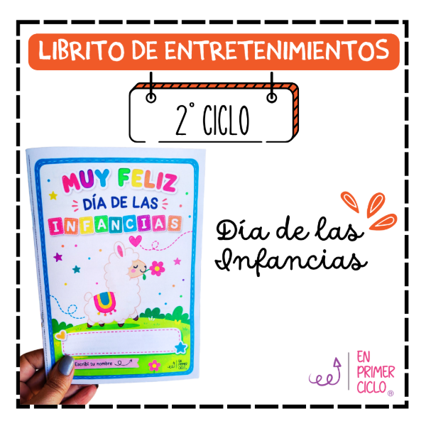 Producto - Librito de entretenimientos: Día de las Infancias (2do Ciclo)
