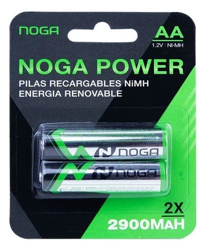 Producto - Pilas NOGA Recaragbles AA 2900 MAH
