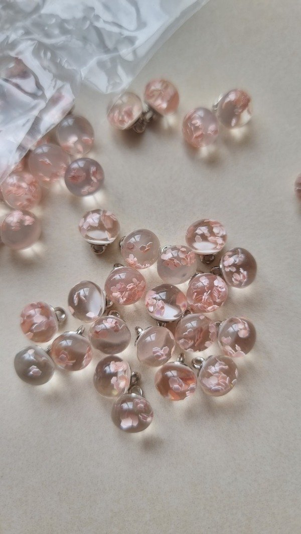 Producto - Botón de resina PERLITA (modelo 2) 8mm