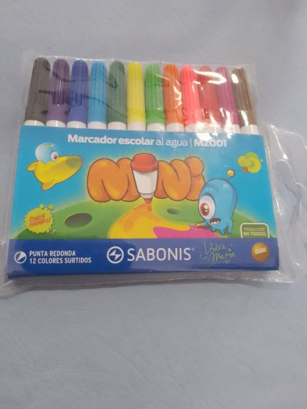 Producto - Marcadores sabonis mini x 12