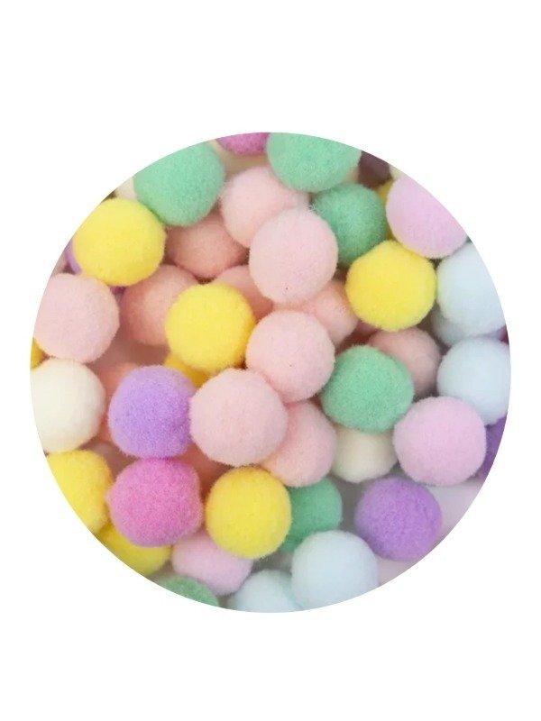 Producto - POMPONES COLOR PASTEL 2.5MM