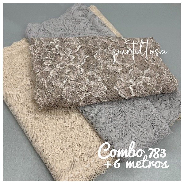 Producto - Combo 783- Puntillas Surtidas +6 metros