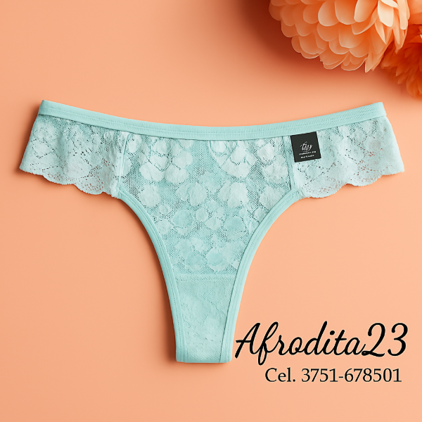 Producto - Culotte celeste en puntilla Talle 4 Cod A5-55