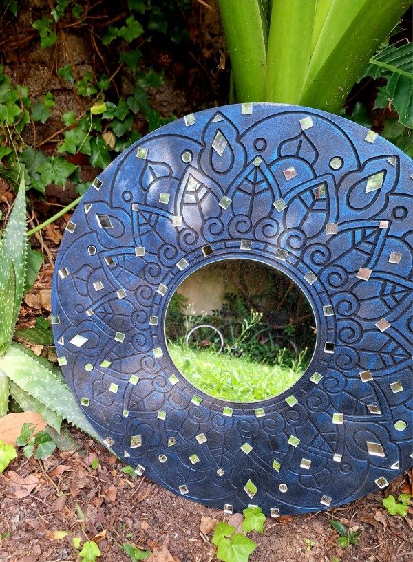 Producto - Mándala azul tornasol