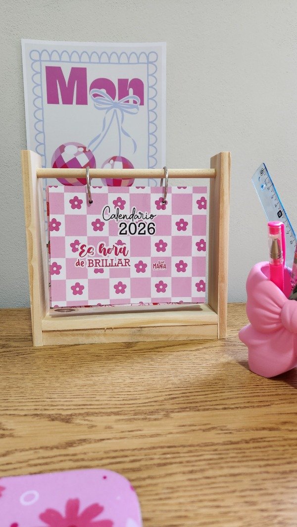 Producto - Calendario 2026 para escritorio Cute