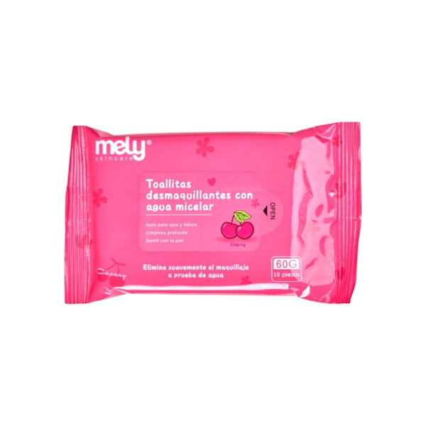 Producto - Toallitas desmaquillantes micelares - Cereza Mely