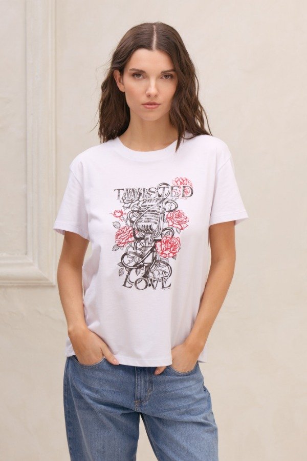 Producto - REMERA M/C JERSEY ESTAMPADA TWISTED - 0