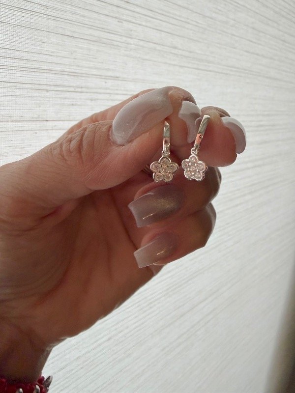 Producto - Argollitas 1cm VC plata 925