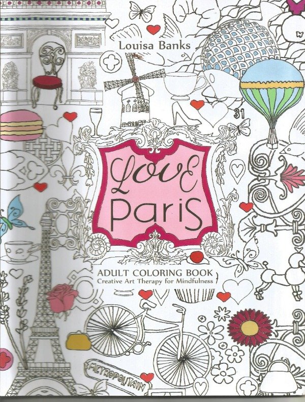 Producto - Love Paris : Adult Coloring Book