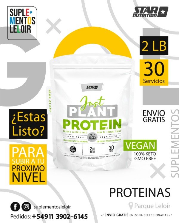 Producto - Just Plant 2 Lb - Star Nutrition
