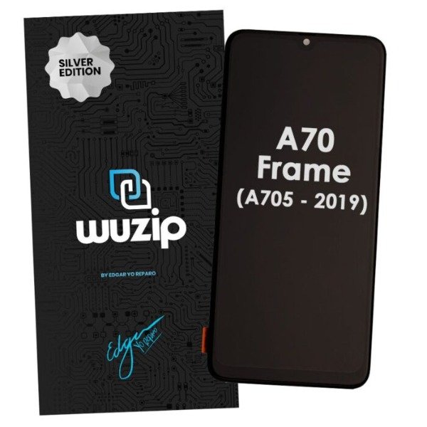 Producto - Modulo Samsung A70 A705 C/Marco  Silver Edition