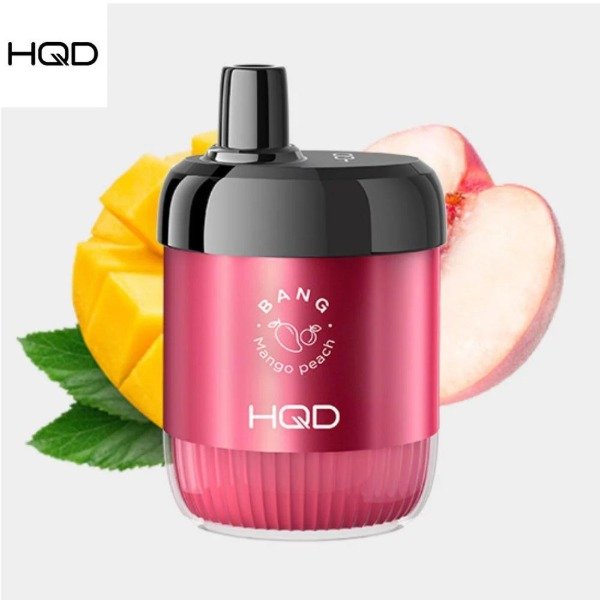 Producto - (POD DESCARTABLE) HQD BANG 5000 - 20MG - MANGO PEACH