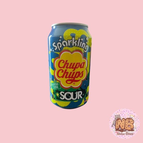 Producto - Lata ChupaChups Sour Sabor Arándanos