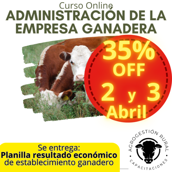 Producto - Curso online Administración de la Empresa Ganadera