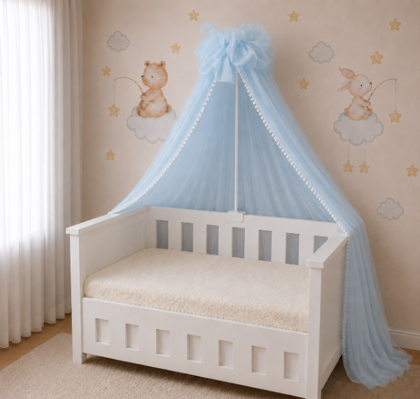 Producto - Dosel de Voile Para Cuna - Corona de Nubes - 4