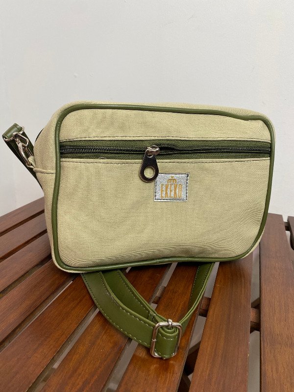 Producto - Miranda lona beige con verde