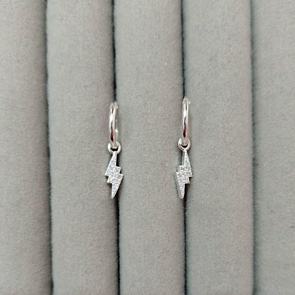 Producto - Argollas dije rayo 1cm PL 300128