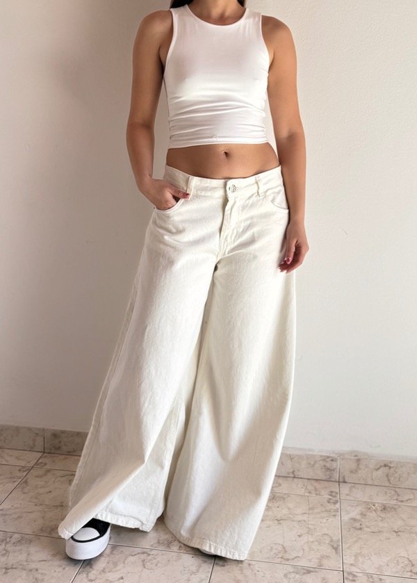 Producto - Mega Wide Leg Ecru
