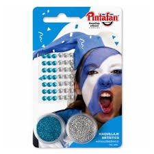 Producto - maquillaje con glitter y strass argentina