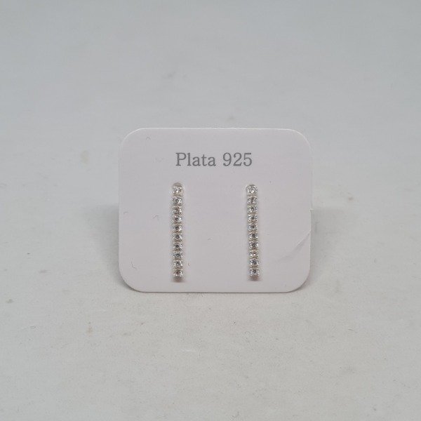 Producto - Aros colgante cubic blanco