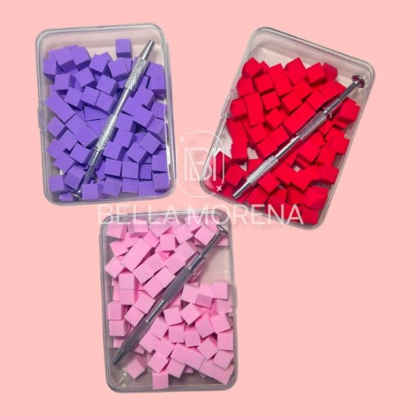 Producto - Set 100 esponja + pinza de agarre