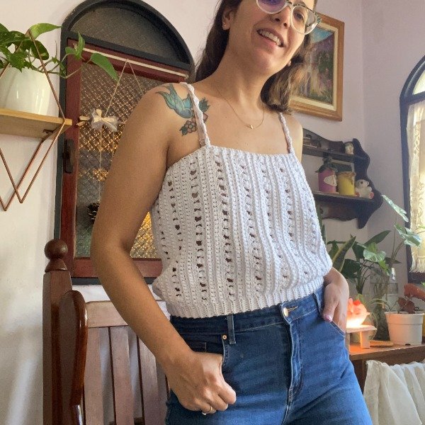 Producto - Guía de tejido - Top Marie