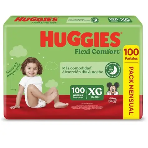 Producto - Pañales Huggies Flexi Confort Mensual XG- 100u