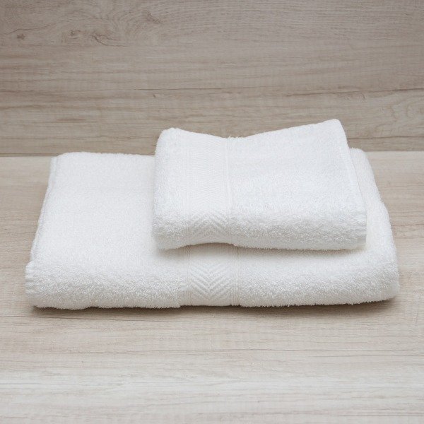 Producto - Juego toalla/toallón Liviano Blanco