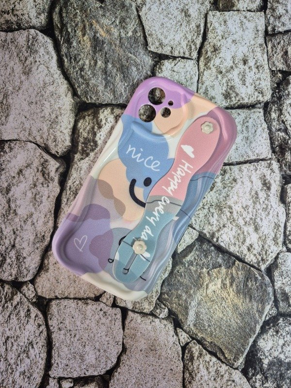 Producto - Funda tpu diseño con strap Iphone 11 nice