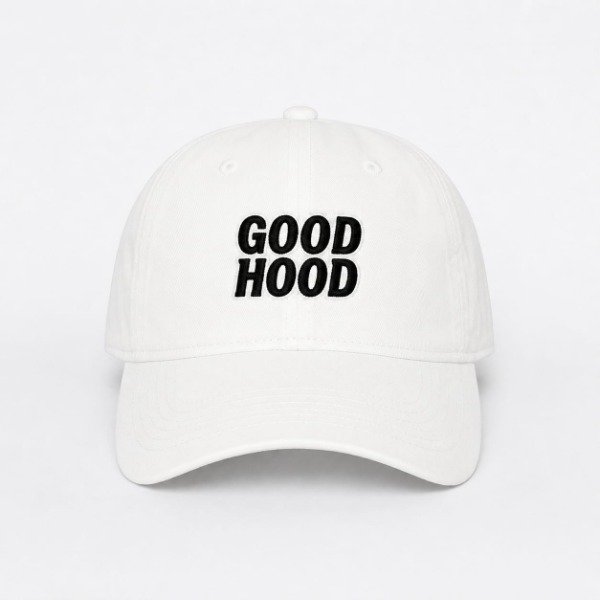 Producto - Gorra clasica GOOD HOOD blanca