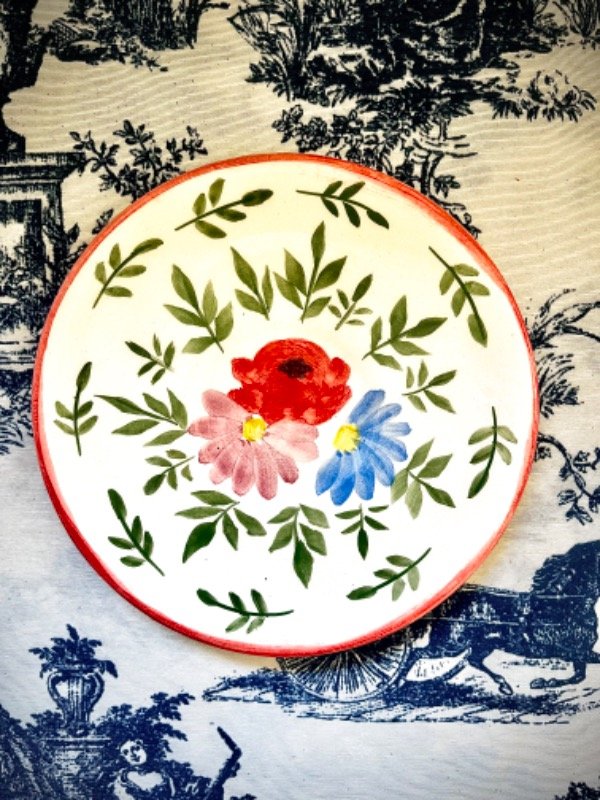 Producto - Platito de té o café, con flores vintage