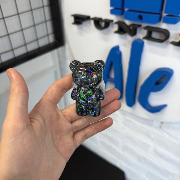 Producto - Pop Socket Oso brilloso negro