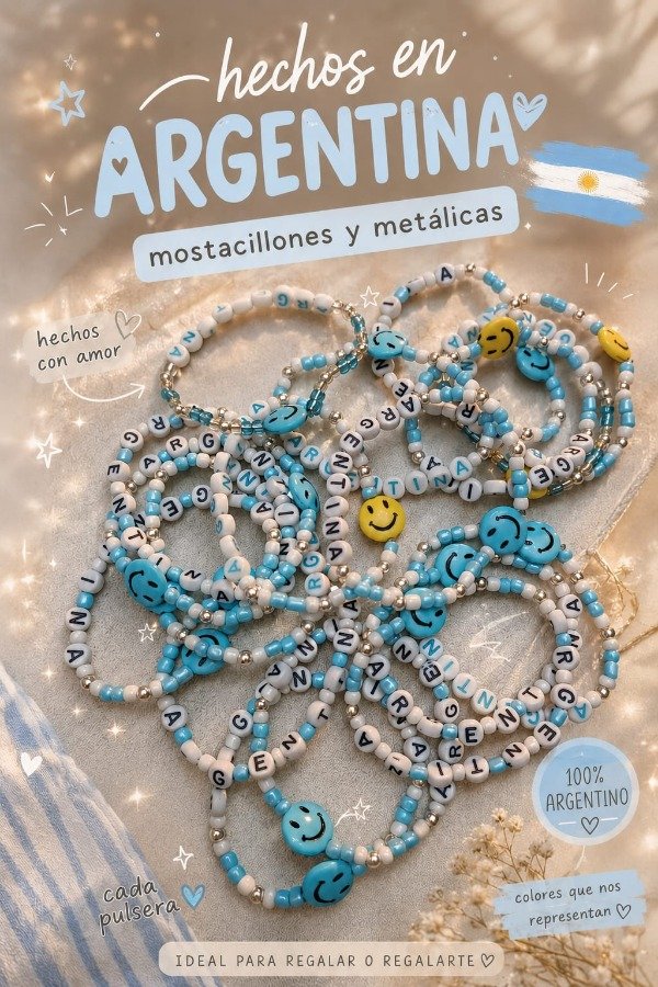 Producto - Pulseras Argentina by Rós Loch