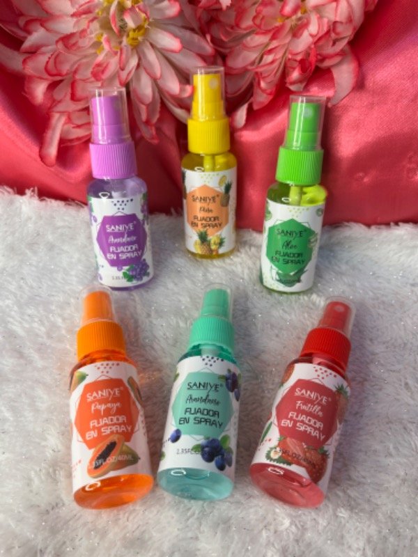Producto - Fijador en spray saniye 40ml frutas