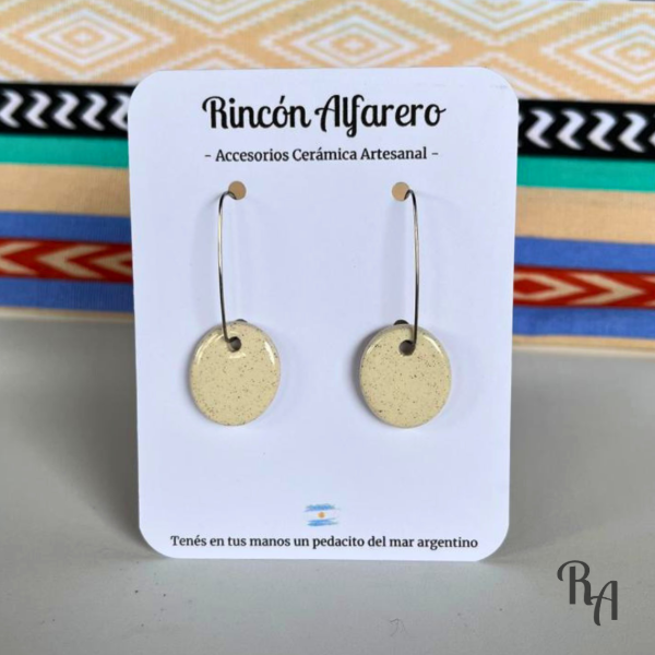 Producto - Pendientes Costa Atlántica Buenos Aires - ovalados chicos