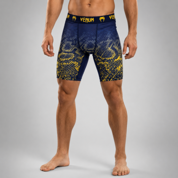 Producto - VENUM compression shorts TROPICAL Blue/Yellow