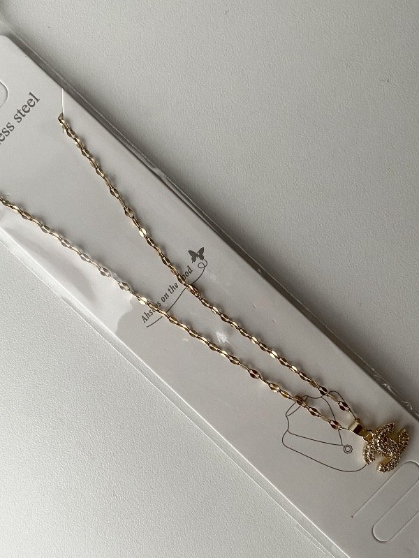 Producto - Conjunto de cadena y dije dorado