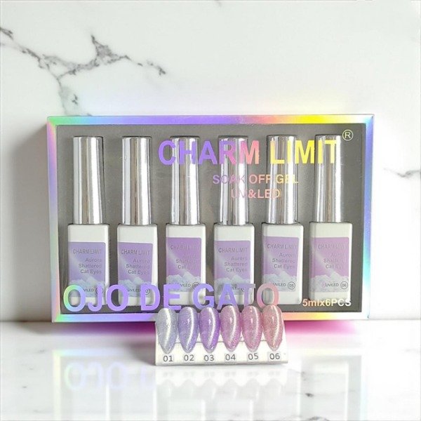 Producto - Colección ojo de gato Charm Limit x 6  5ml Y04