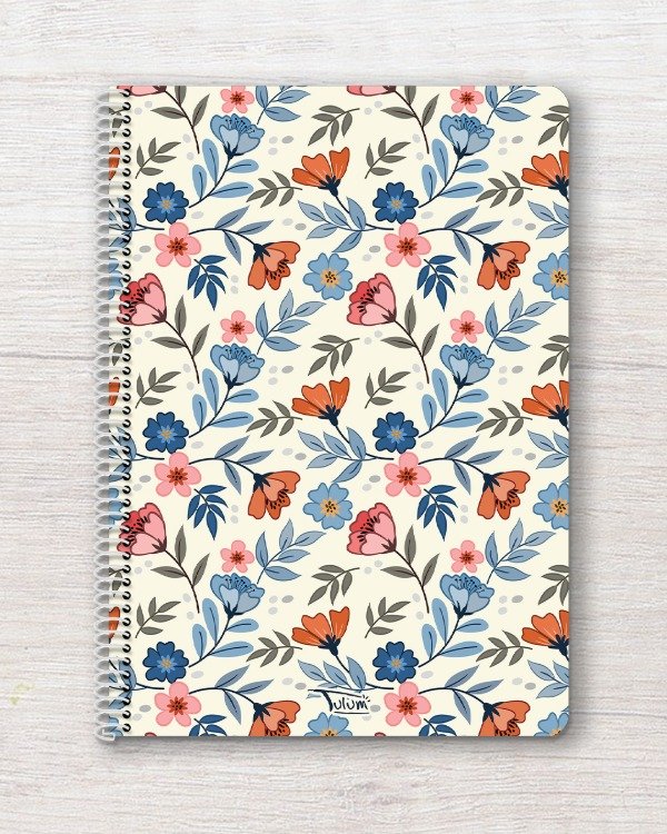 Producto - Cuaderno A4 tapa rígida plástica RAYADO 50h dis. miss bouquet