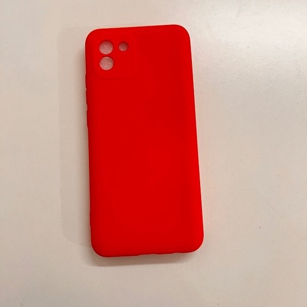 Producto - Silicon case A03 - Roja