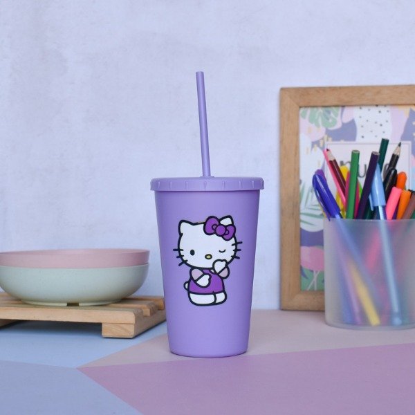 Producto - VASO CON SORBETE KITTY