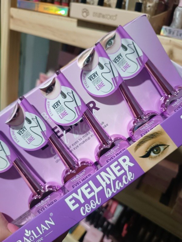 Producto - Delineador Líquido Yabaolian Cool Black - Very Fine Line y Waterproof