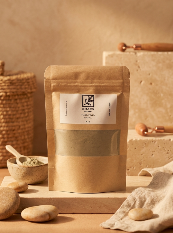 Producto - MASCARILLA FACIAL -ARCILLA VERDE-