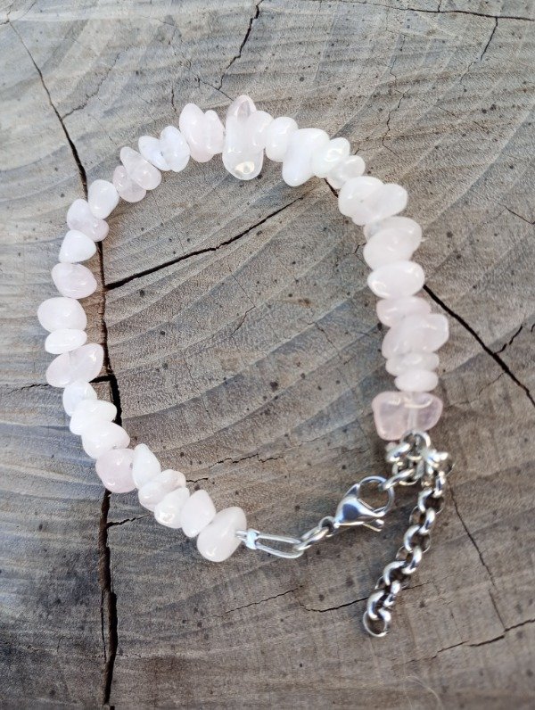 Producto - Pulsera de Cuarzo rosa