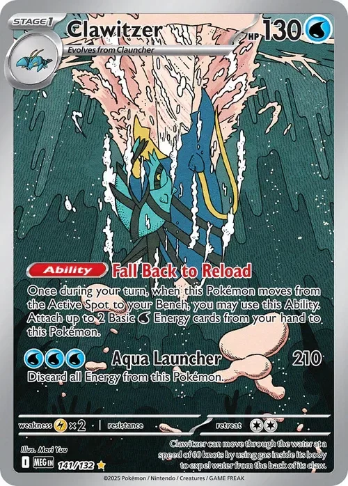 Producto - Clawitzer - 141/132 - Mega Evolution - Holo