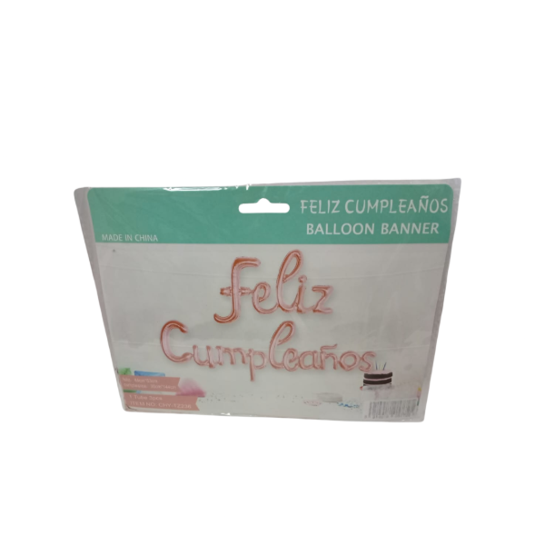 Producto - Frase Feliz Cumple  (globos metalizados) - 0