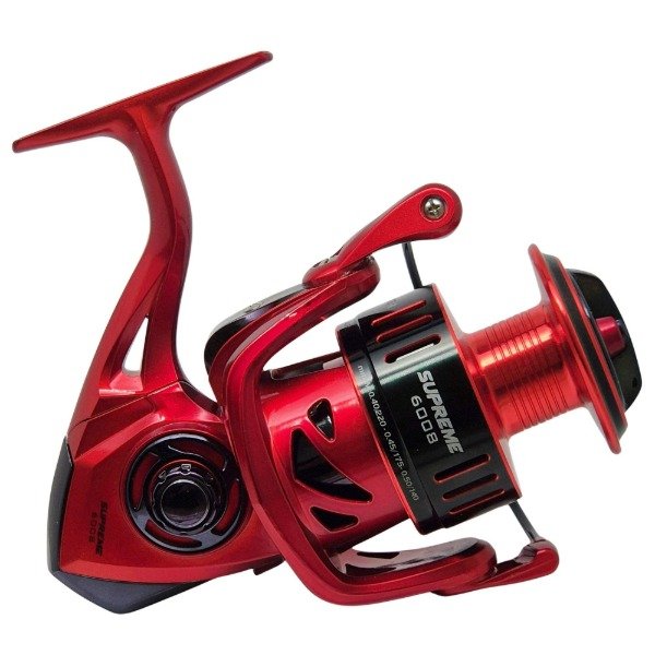 Producto - Reel Frontal CASTER Supreme 6008 Variada Río Mar 8 Rulemanes
